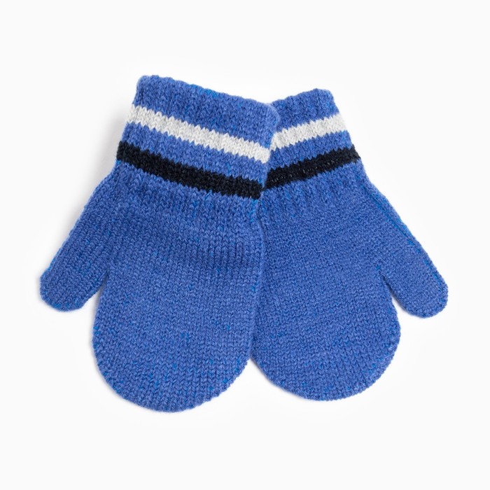 фото Варежки детские а.m 2167-s (mix), цвет синий, размер 14 (4-6 лет) rossini
