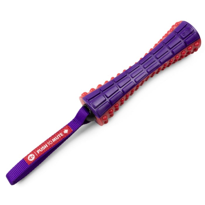 фото Игрушка для собак палка с отключаемой пищалкой 17см, серия push to mute gigwi