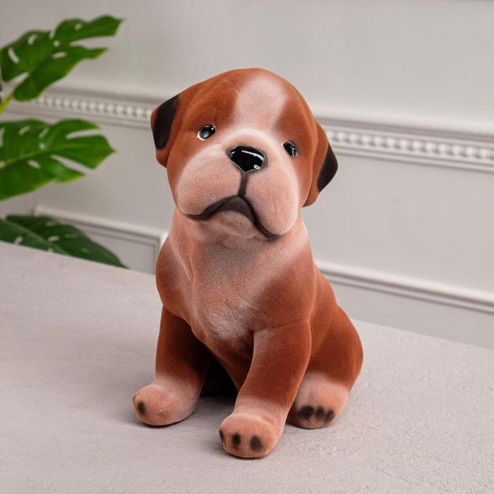 Копилка "Сенбернар" флок, серо-коричневая, 26 см
Копилка "Сенбернар" флок, серо-коричневая, 26 см