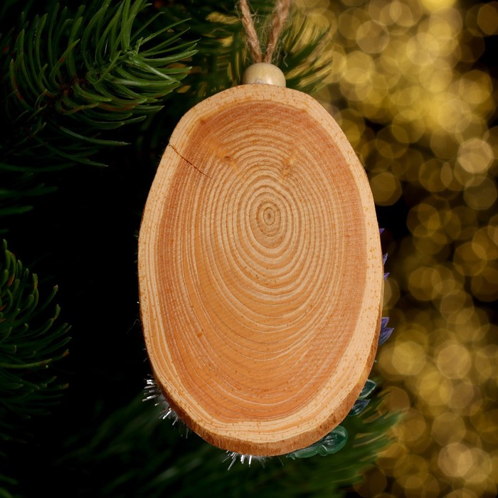 фото Подвеска шишка «лаванда» лесная мастерская