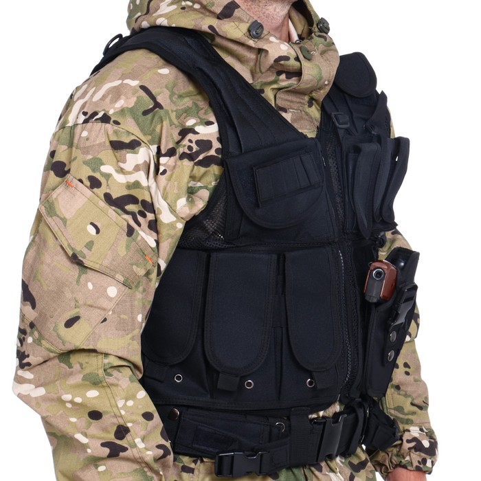 фото Жилет разгрузочный "storm tactic", черный