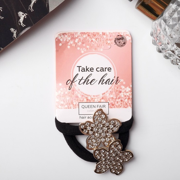 фото Резинка для волос "моран" (набор 2 шт) цветок queen fair