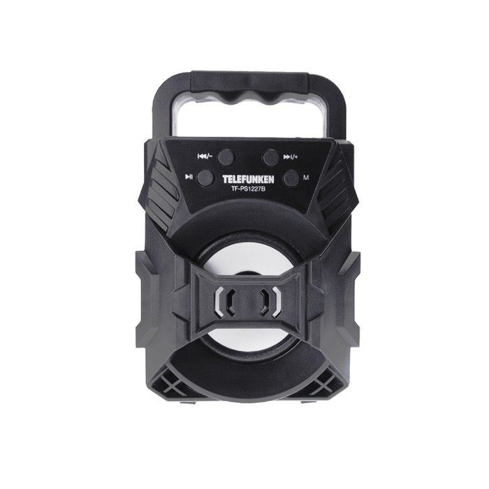 Портативная колонка Telefunken TF-PS1227B, 8Вт, 800мАч, FM, BT 5.0, microSD, USB, подсветка
Портативная колонка Telefunken TF-PS1227B, 8Вт, 800мАч, FM, BT 5.0, microSD, USB, подсветка