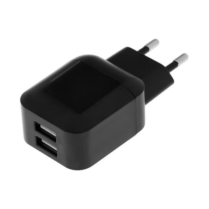 фото Сетевое зарядное устройство defender epa-13, 2 usb, 2.1 а, черное