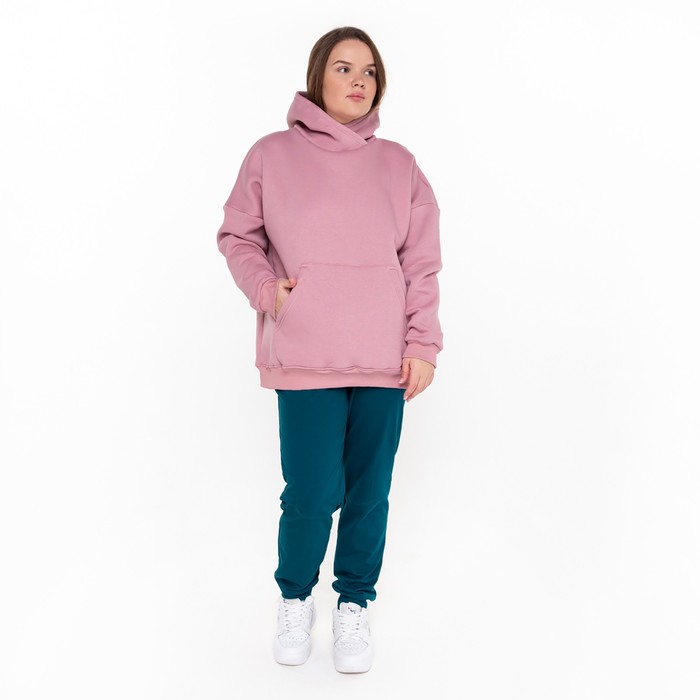 фото Брюки женские спортивные, цвет тёмно-бирюзовый, размер 54 руся