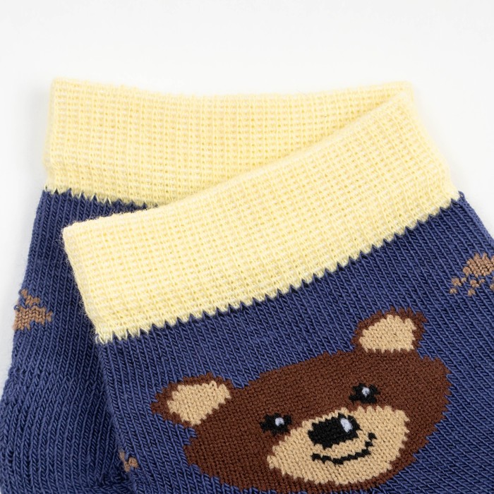 фото Носки детские махровый след, цвет джинс, размер 11-12 носик