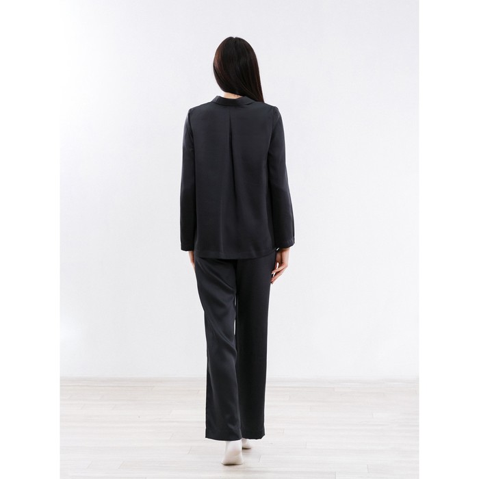 фото Брюки женские домашние, размер 46, цвет чёрный