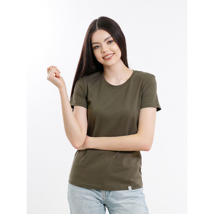 фото Футболка женская, размер 46, цвет хаки