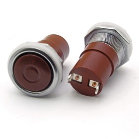 Кнопочный переключатель RUICHI К1-2, OFF-(ON), SPST, без фиксации, 4 А, 250 В, красный
Кнопочный переключатель RUICHI К1-2, OFF-(ON), SPST, без фиксации, 4 А, 250 В, красный