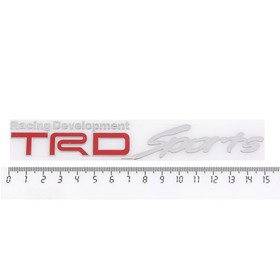 Шильдик металлопластик Skyway "Racing Development TRD", наклейка, красный, 150*22 мм
Шильдик металлопластик Skyway "Racing Development TRD", наклейка, красный, 150*22 мм