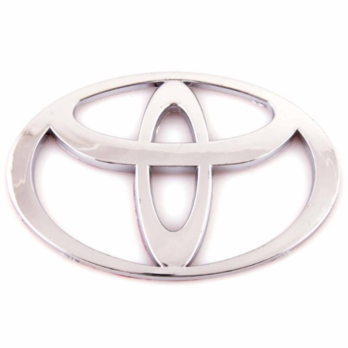 фото Эмблема хром skyway toyota, средняя, 95x62 мм, крепеж