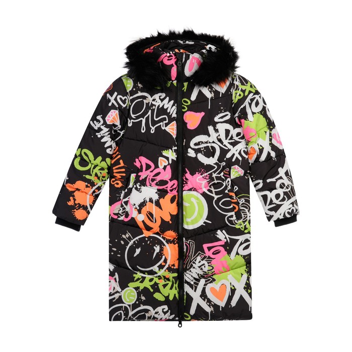 фото Зимнее пальто для девочки, рост 134 см playtoday