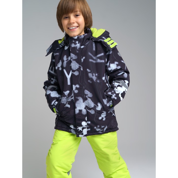 фото Зимняя куртка из мембранной ткани для мальчика, рост 170 см playtoday