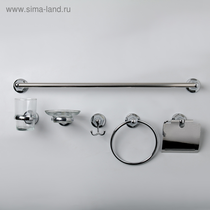 Набор для ванной комнаты «Комфорт. Люкс», 6 предметов
Набор для ванной комнаты «Комфорт. Люкс», 6 предметов