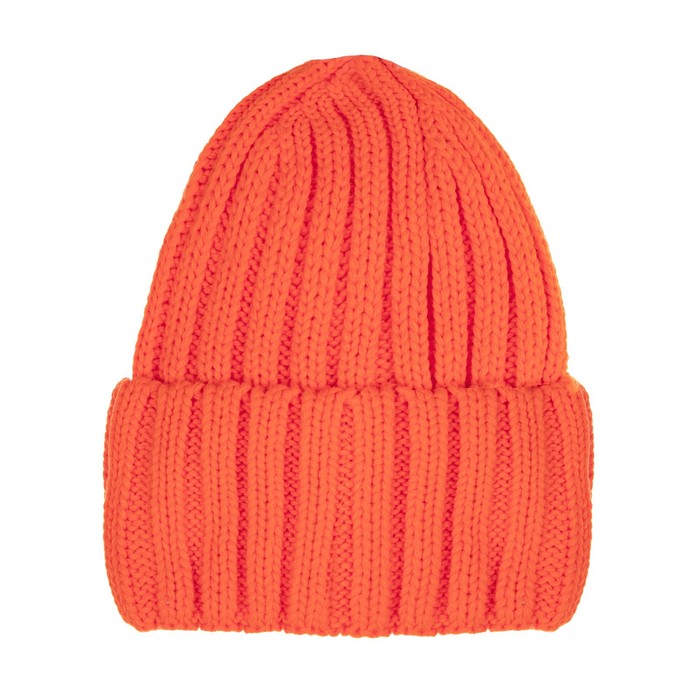 фото Шапка вязаная с отворотом для девочки, размер 54 playtoday