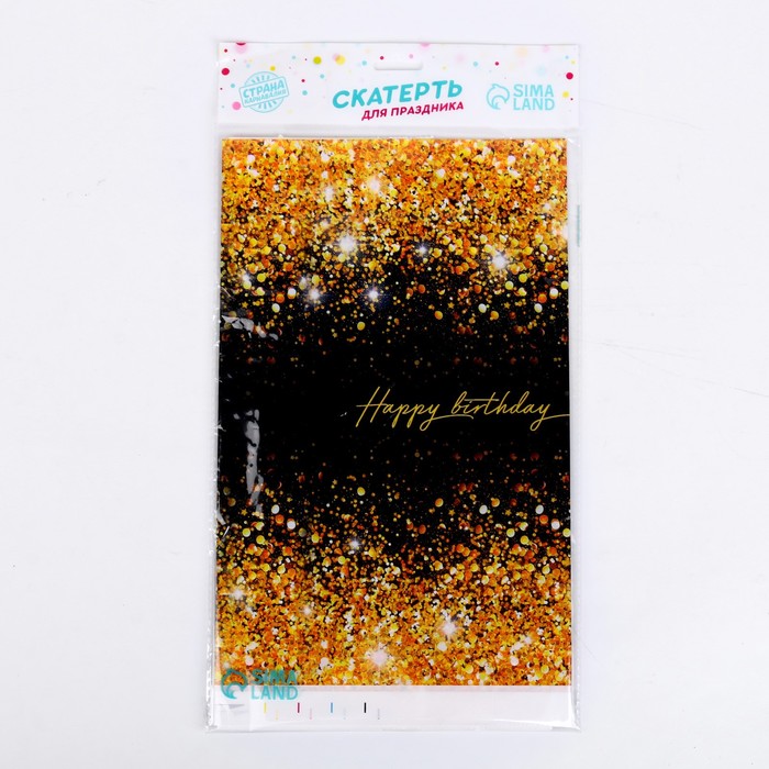 фото Скатерть happy birthday 137×180см страна карнавалия
