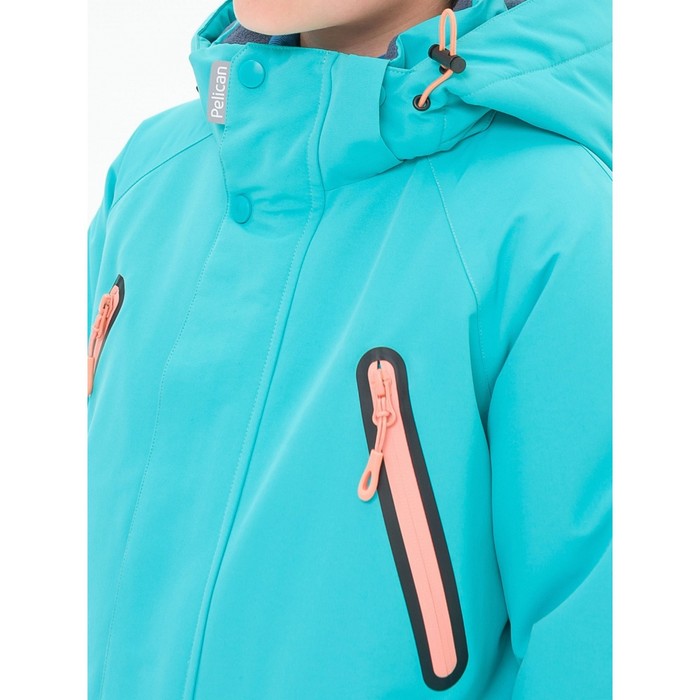 фото Куртка для мальчиков, рост 134 см, цвет изумрудный pelican