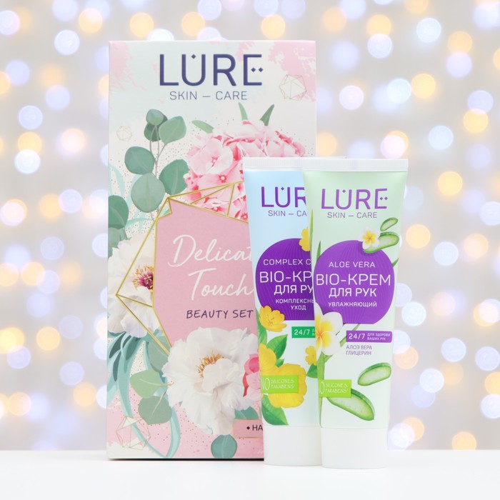 Подарочный набор LURE: BIO-крем для рук Алоэ Вера с глицерином 75 + крем для рук уход 75 мл МИКС
Подарочный набор LURE: BIO-крем для рук Алоэ Вера с глицерином 75 + крем для рук уход 75 мл МИКС