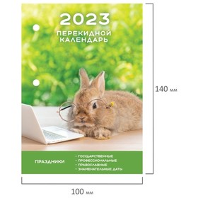 Календарь-ежедневник, настольный, перекидной, 2023 год, STAFF "Умный кролик", 160 листов, газетный блок, 1 краска
Календарь-ежедневник, настольный, перекидной, 2023 год, STAFF "Умный кролик", 160 листов, газетный блок, 1 краска