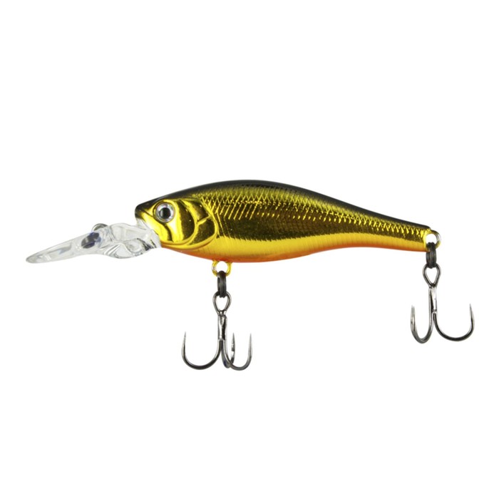 фото Воблер tsuribito deep trap 45f-mr, 45 мм, 3.5 г, 0.8-1.2 м, цвет 001