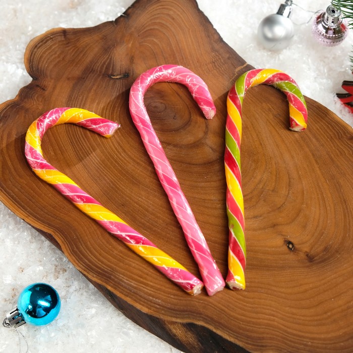 фото Карамель леденцовая трость, со вкусом манго, малина, дыня, 26 г фанни фан