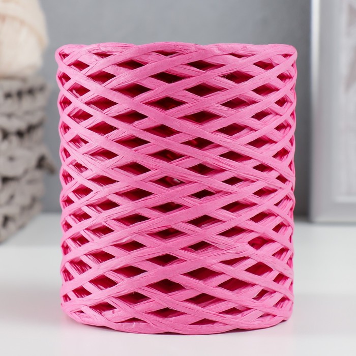 Пряжа 100% целлюлоза "Softino Raffia Color" ленточная, ярко-розовая 200м ±2м 120 гр
Пряжа 100% целлюлоза "Softino Raffia Color" ленточная, ярко-розовая 200м ±2м 120 гр