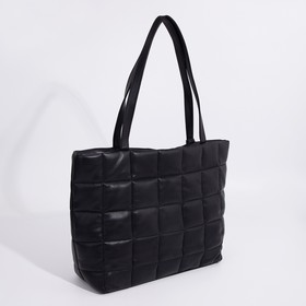 Сумка-шопер на молнии, цвет чёрный
Сумка-шопер на молнии, цвет чёрный