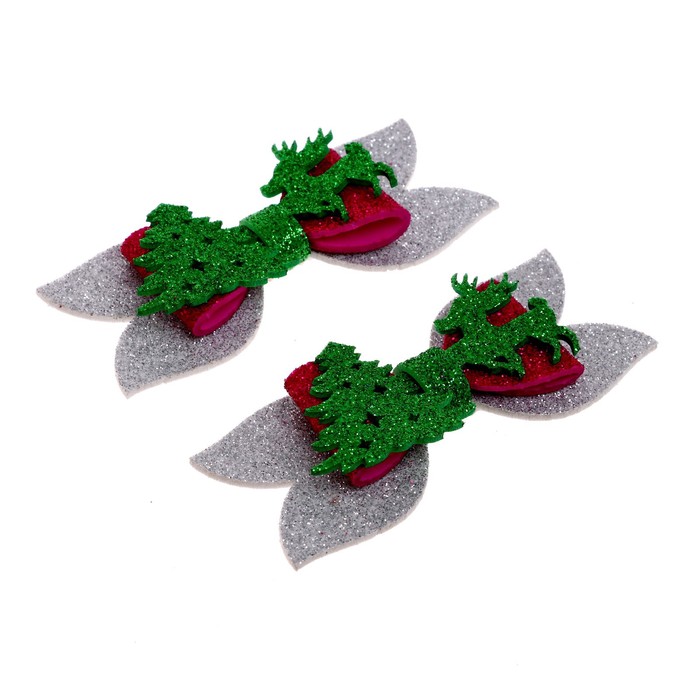 фото Карнавальный зажим «олень» набор 2 шт., микс страна карнавалия