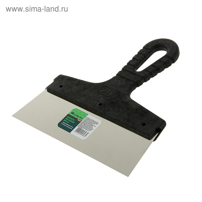 Шпатель фасадный "СИБРТЕХ", 200 мм, нержавеющая сталь, ручка пластик
Шпатель фасадный "СИБРТЕХ", 200 мм, нержавеющая сталь, ручка пластик