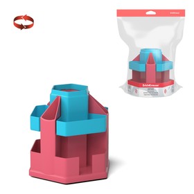 Подставка настольная ErichKrause Office Bubble Gum, вращающаяся, ароматизированная, розовая с голубой вставкой
Подставка настольная ErichKrause Office Bubble Gum, вращающаяся, ароматизированная, розовая с голубой вставкой