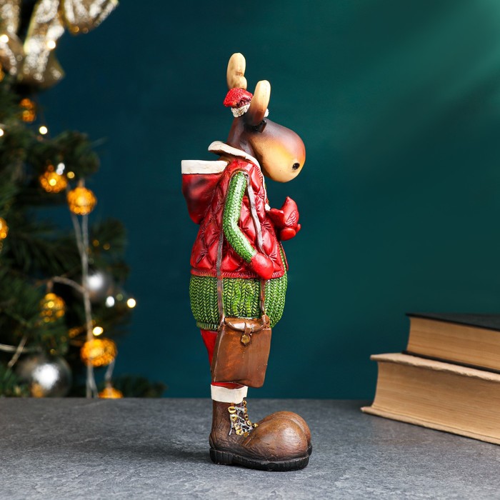 Фигура "Лось с птичкой" 7х9х26,5см
Фигура "Лось с птичкой" 7х9х26,5см