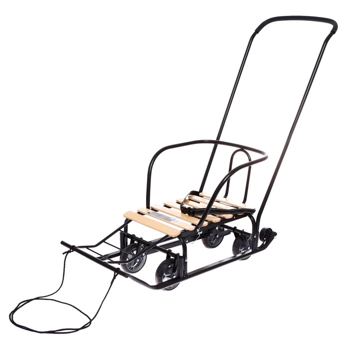 фото Санки «тимка 5 универсал», цвет чёрный nika kids