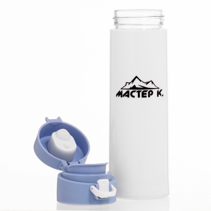 фото Бутылка для воды, 380 мл, "мастер к", 21.8 х 6.6 см, стеклянная