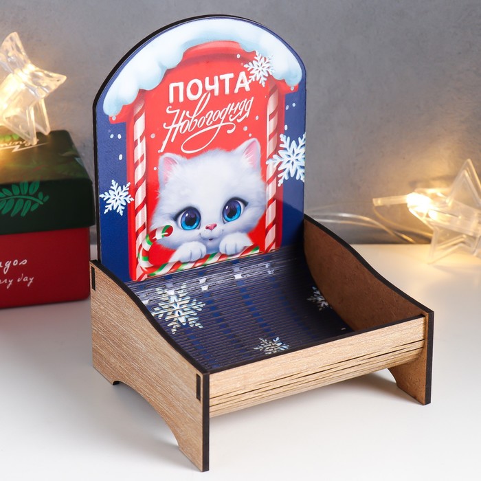 фото Органайзер стелла "кот. почта" 15 см