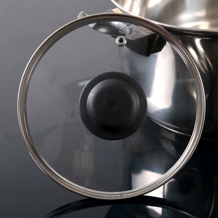 Крышка для сковороды и кастрюли стеклянная, d=16 см, с прикручивающейся пластиковой ручкой
Крышка для сковороды и кастрюли стеклянная, d=16 см, с прикручивающейся пластиковой ручкой