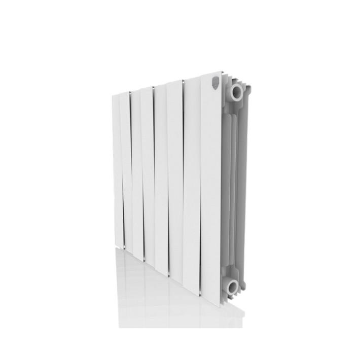Радиатор биметаллический Royal Thermo PianoForte new/Bianco Traffico, 500 x 100 мм, 8 секций
Радиатор биметаллический Royal Thermo PianoForte new/Bianco Traffico, 500 x 100 мм, 8 секций