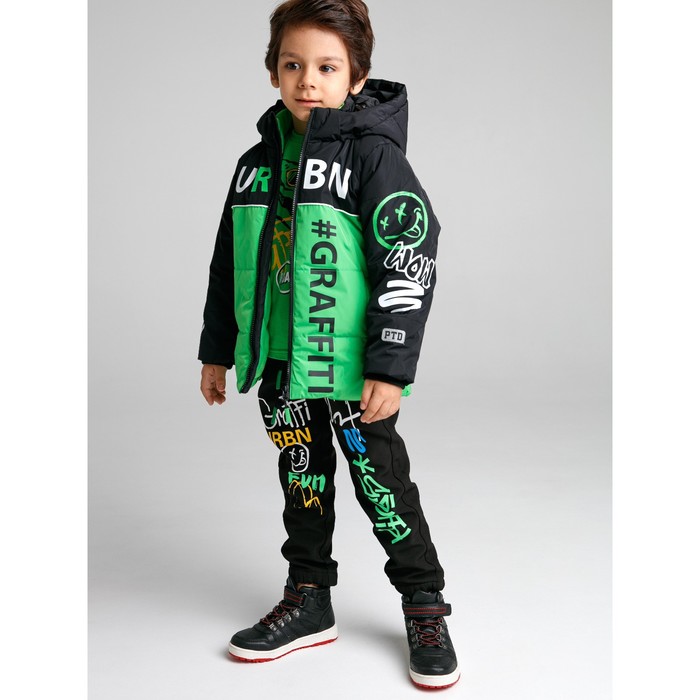 фото Зимняя куртка для мальчика, рост 116 см playtoday