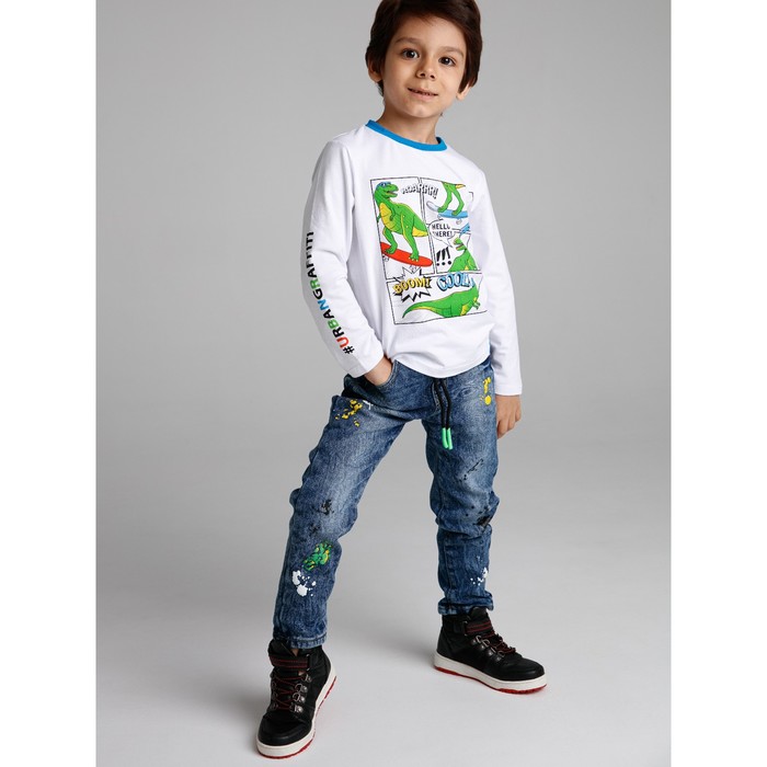 фото Лонгслив для мальчика, рост 122 см playtoday