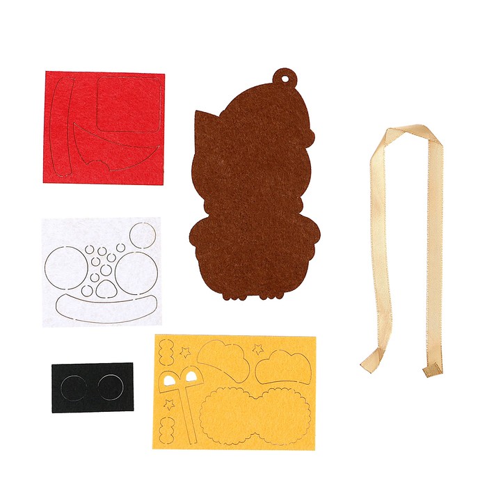 фото Набор для творчества. подвеска из фетра «совушка» школа талантов