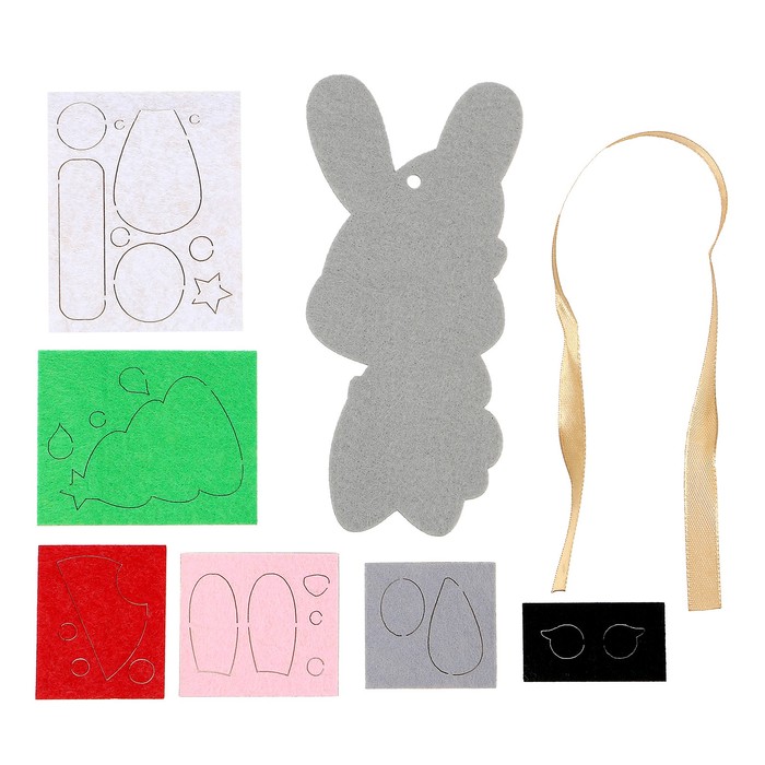 фото Набор для творчества. подвеска из фетра «заяц» школа талантов