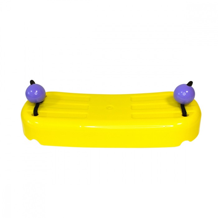 фото Качели подвесные, цвет жёлтый пластмастер