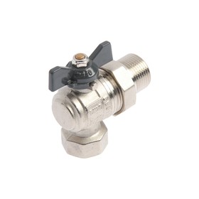 Кран шаровой AQUALINK, PN 30, внутренняя/наружная резьба 3/4", сгон, угловой, бабочка, никел
Кран шаровой AQUALINK, PN 30, внутренняя/наружная резьба 3/4", сгон, угловой, бабочка, никел