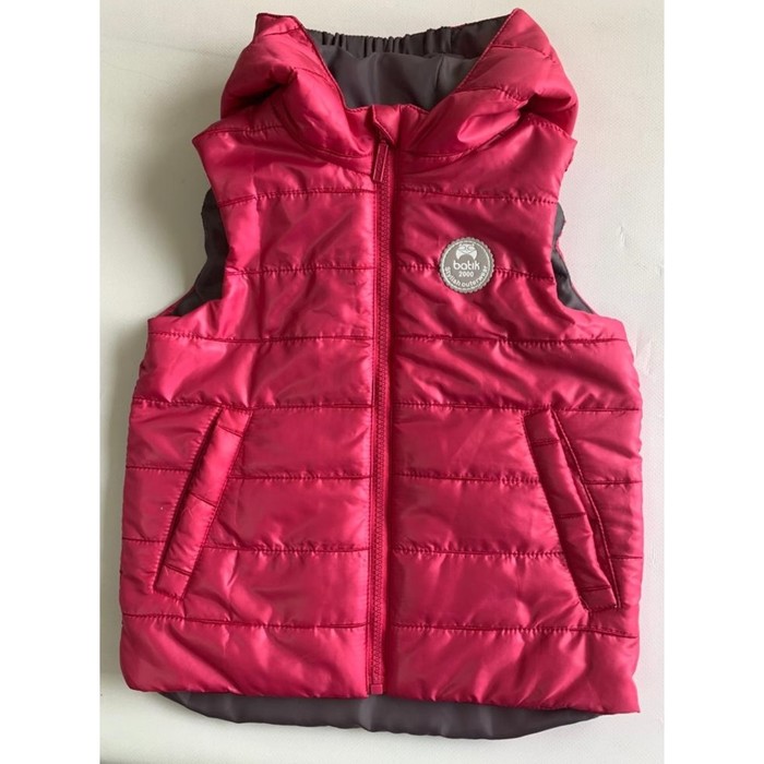 фото Жилет «тони», рост 86 см, цвет малиновый batik