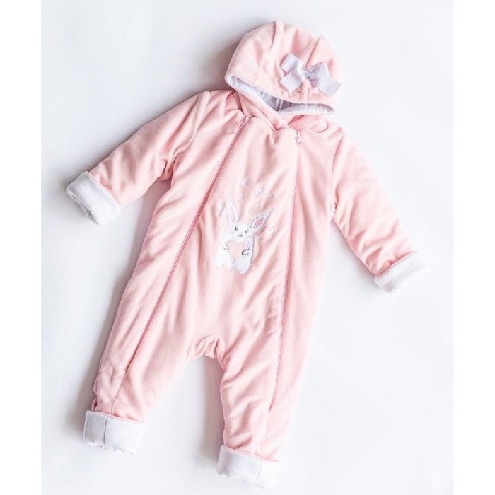 фото Комбинезон велюровый утепленный, рост 80 см batik