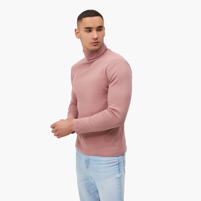 фото Водолазка мужская minaku: basic line man цвет терракот, размер 52