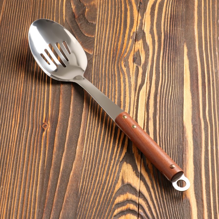 фото Ложка-шумовка "eco", 36 см шафран