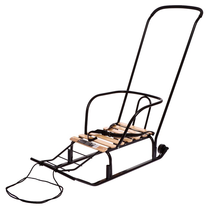 фото Санки «тимка 5 комфорт», цвет чёрный nika kids