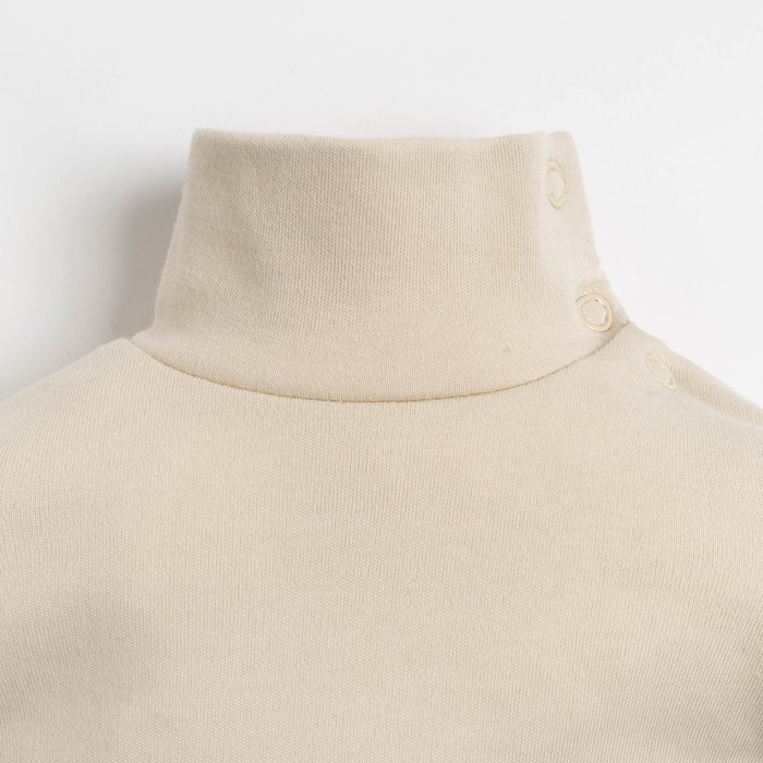 фото Боди (водолазка) крошка я, basic line, рост 68-74 см, цвет молочный