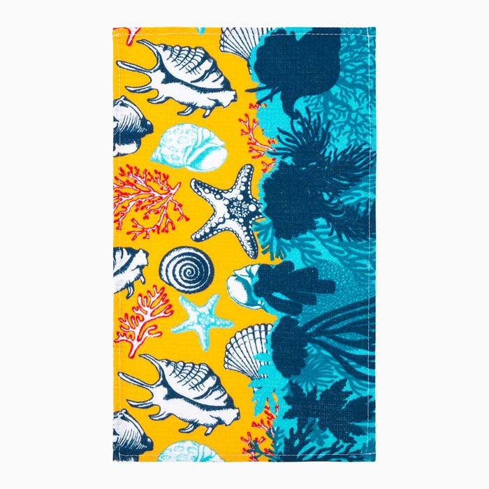 фото Полотенце 27х45см ±3см , цвет микс вафля 145гр 100% хлопок