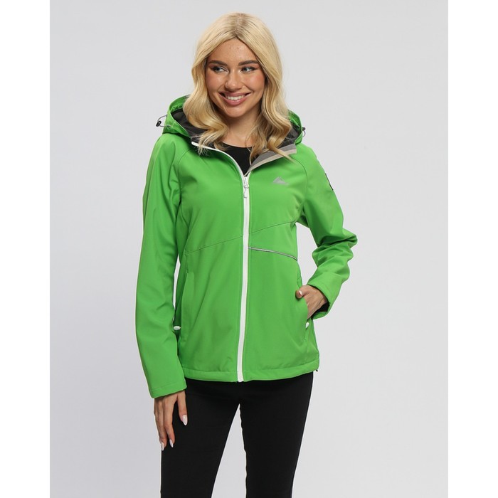 фото Ветровка женская softshell салатового цвета, размер 50 mtforce